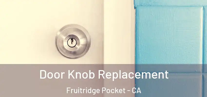 Door Knob Replacement Fruitridge Pocket - CA